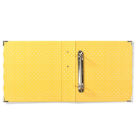 Simple Stories SN@P! Designer Binder 6x8 Inch Yellow Stripe (3997)